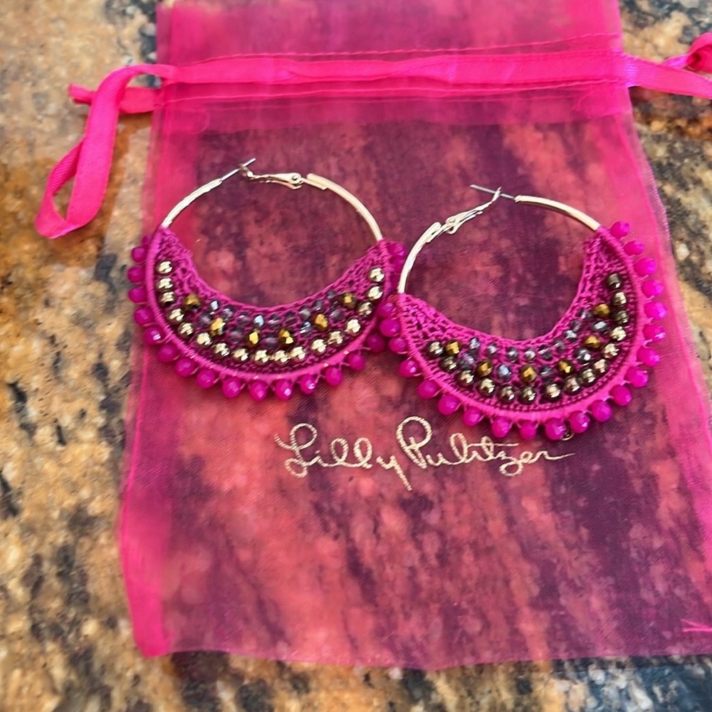Lilly Pulitzer earrings - Picture 2 of 3